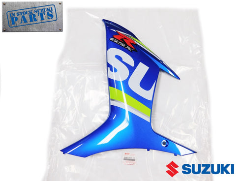 Genuine OEM Suzuki Blue Left Side Main Fairing New 2017 - 2018 GSXR 600 750